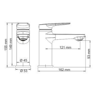 WasserKRAFT Wiese 8403 Смеситель для умывальника